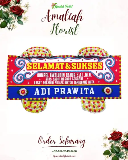 Papan Bunga Ucapan Selamat Ariyojeding